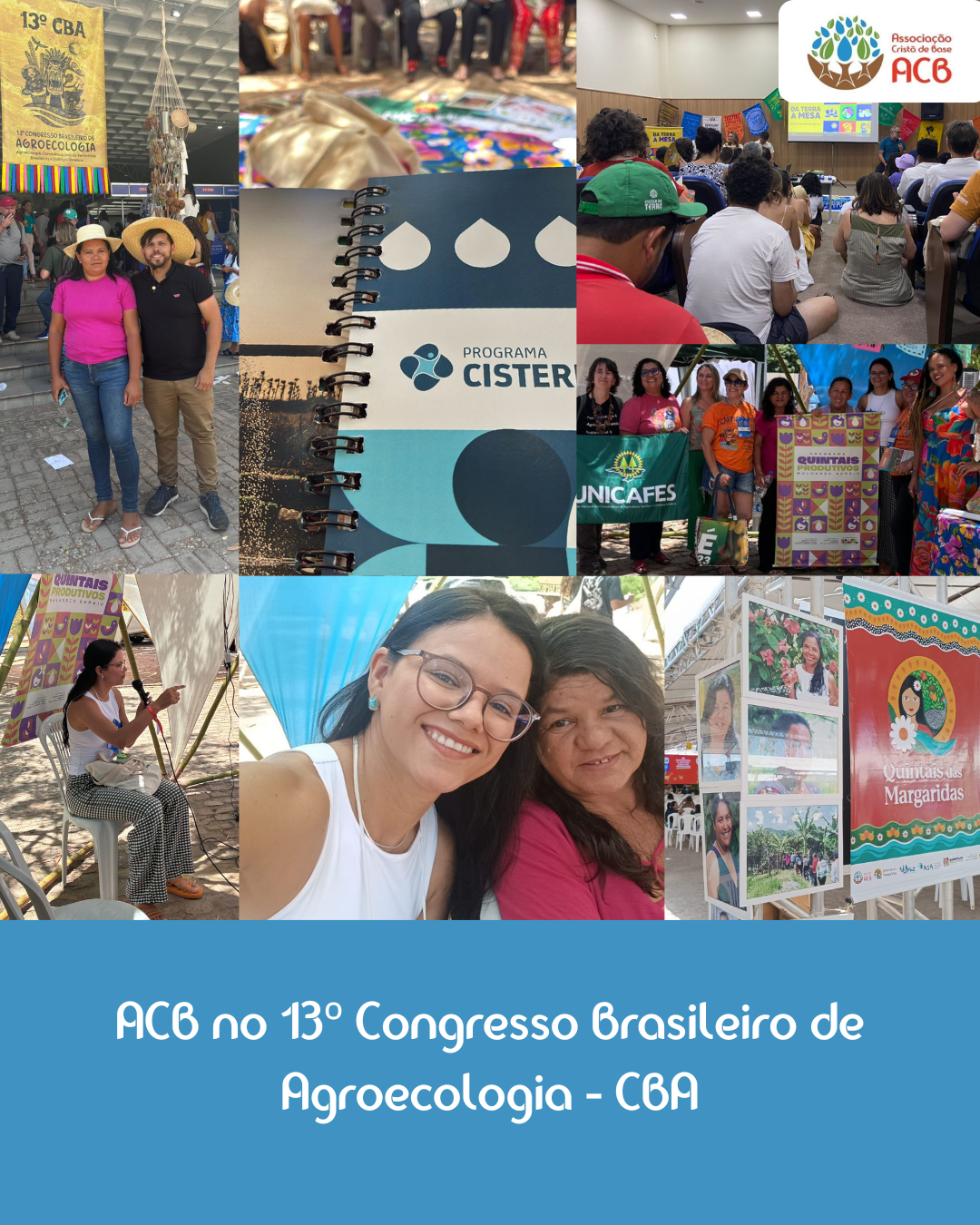 ACB participa do 13º Congresso Brasileiro de Agroecologia, o maior encontro latino-americano sobre o tema