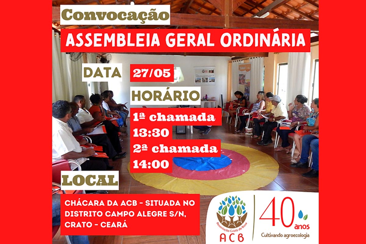 Edital de Convocação da Assembleia Geral Ordinária